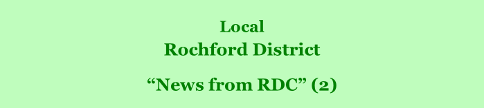 Local  Rochford District         “News from RDC” (2)