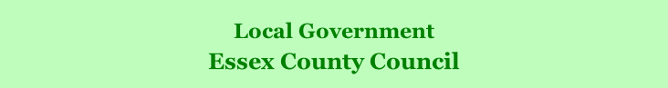 Local Government  Essex County Council