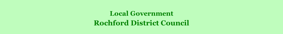 Local Government Rochford District Council