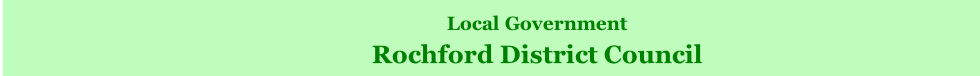 Local Government Rochford District Council